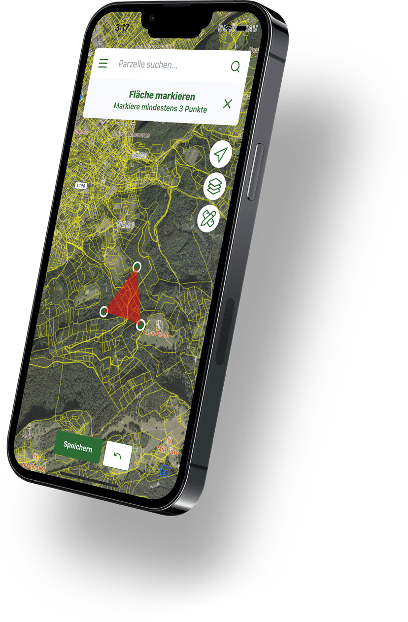Waldfinder App Landwirtschaftskammer