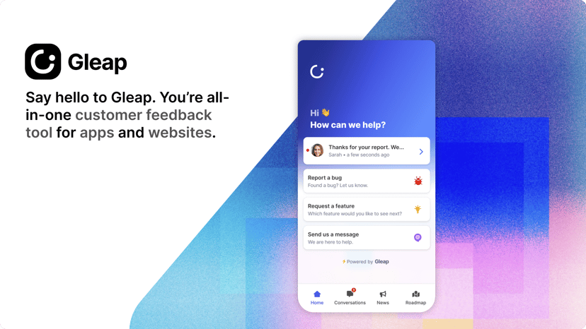 Gleap Customer Feedback Tool